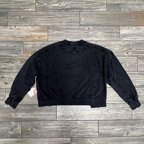 NWT Free People Movement x Hatch Intercept Pullover Small Black Top Sweatshirt - Picture 8 of 13